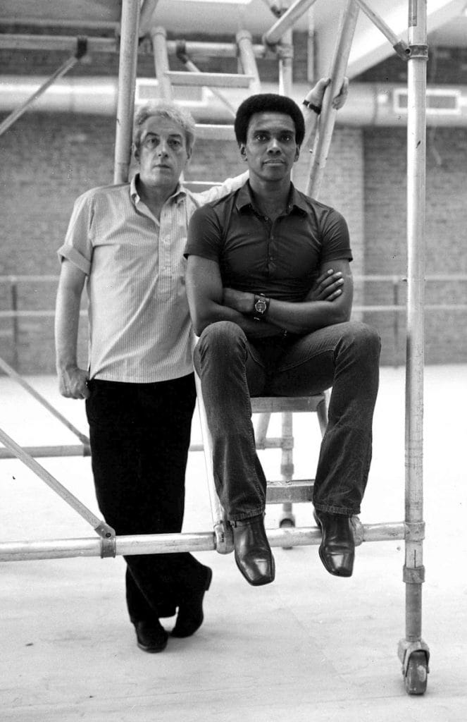 Karel Shook and Arthur Mitchell, the co-founders of the Dance Theatre of Harlem