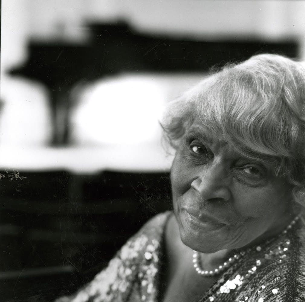 Marian Anderson in 1989. Gelatin silver print by Brian Lanker.