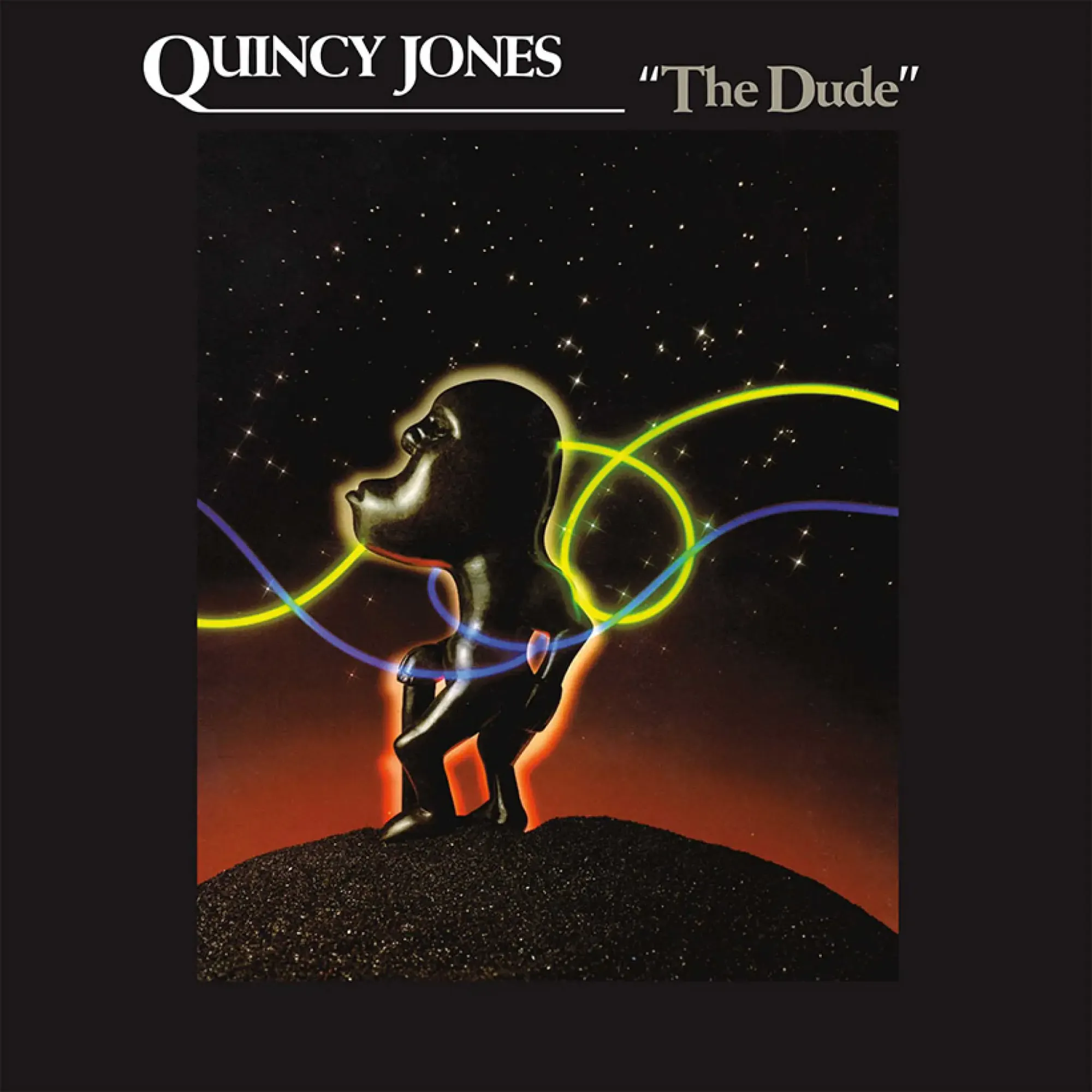 Album cover for The Dude by Quincy Jones. 1981. Courtesy of A&M Records.