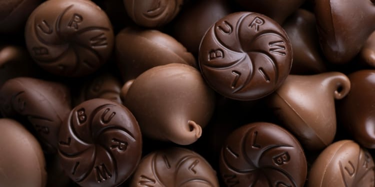 Milk chocolate and dark chocolate Wilbur Buds. Photo courtesy of Infantree.