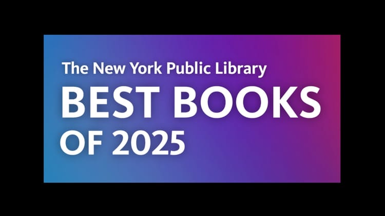 The New York Public Library Best Books of 2025.