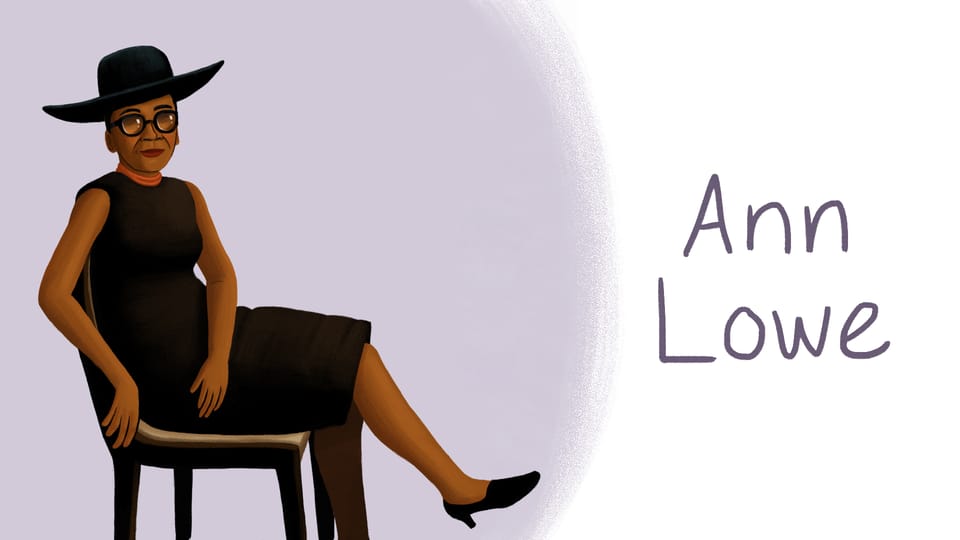 The legendary fashion designer Ann Lowe, illustrated by Alleanna Harris