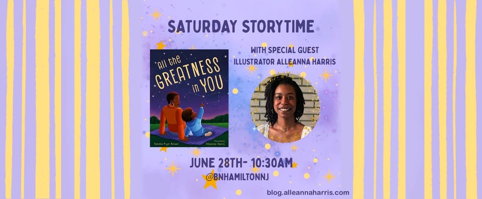 Saturday Storytime with Special Guest Illustrator Alleanna Harris at B&N Hamilton, NJ